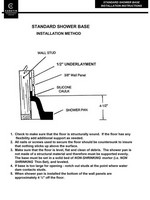 Shower Base Installation Tips