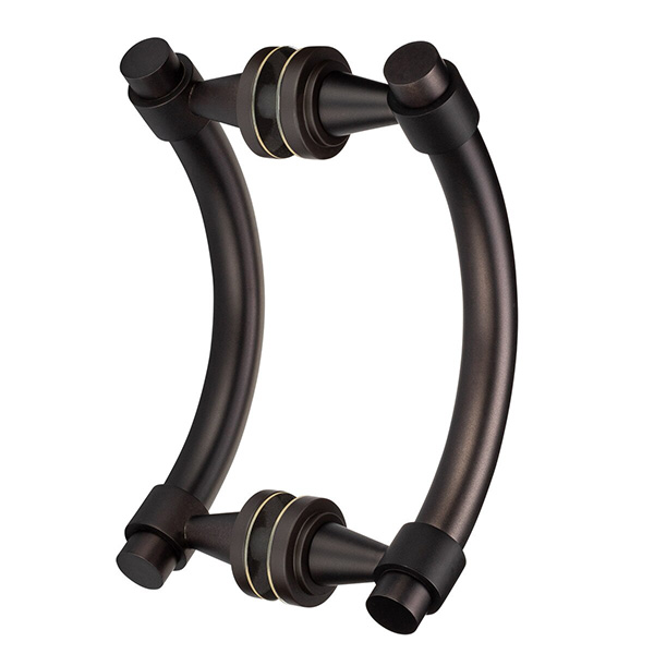 6 in. Portals Overture I Back-to-Back Pull Handles, 7 1/2 in overall height