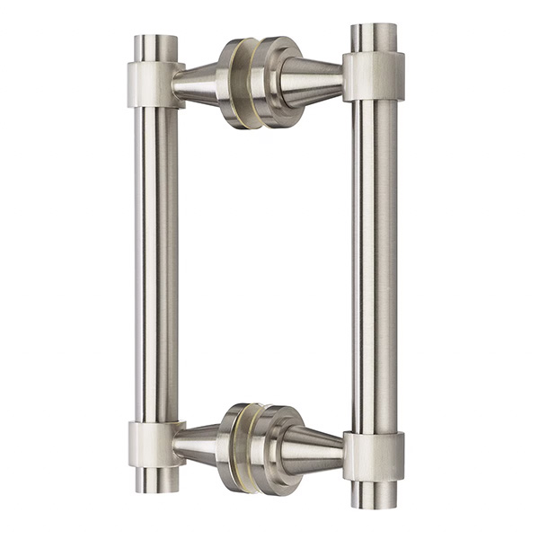 6 in. Portals Overture I Back-to-Back Pull Handles, 7 1/2 in overall height