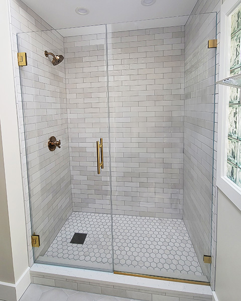 Chicago Glass Frameless Shower Doors and Inline Panel