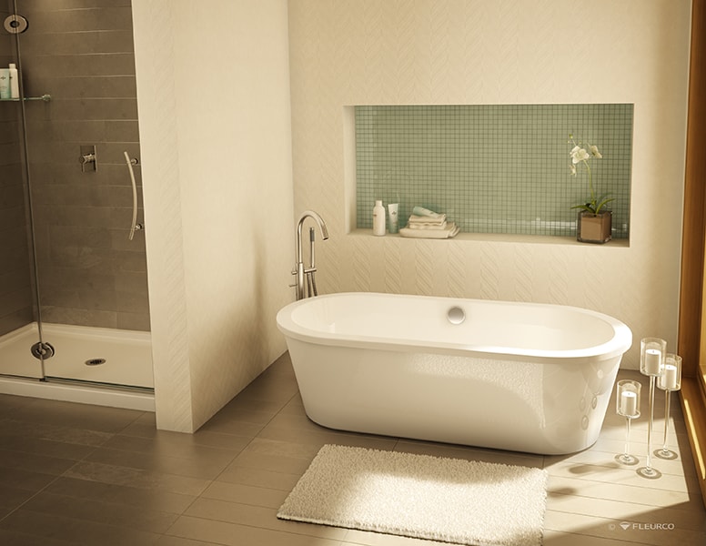 Fleurco Aria Freestanding Tubs | Creative Mirror & Shower