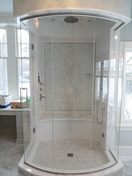 Glass Shower Door For Curved Tub - Glass Door Ideas