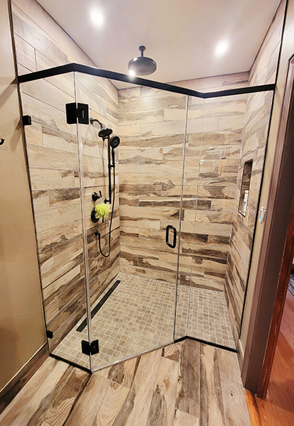 Chicago Glass Frameless Shower Doors Custom Multi Panels