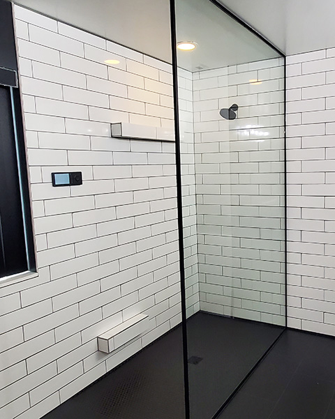 Chicago Glass Frameless Shower Shields